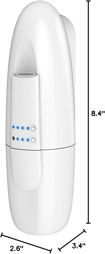 Waterless Nano Scent Air Machine for Home, Plug-in Cold-Air Essential Oil Diffuser, Luxury Hotel Fragrance Atomizer, Professional Aromatherapy Device for Large Room & Office, 100ml, White