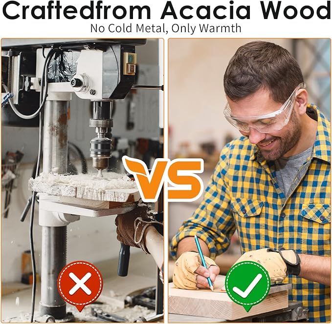 Wooden Desk Tray with 2 PCS Pen Holder, Wood Desk Drawer Organizer with Felt Lined, Aesthetic Organizer Tray& Pen Holder Office Home Desktop Accessories for Keys Pencils Watch Earbuds