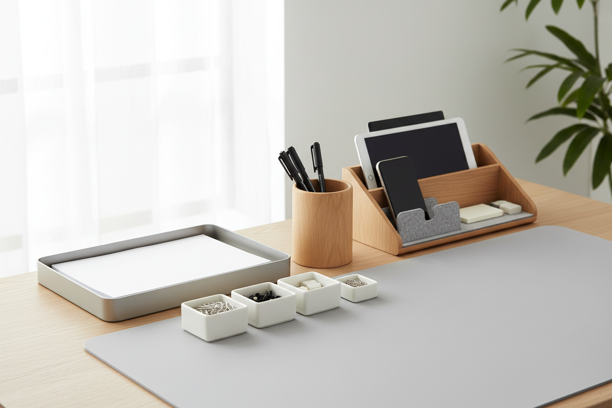 b. Desk Storage