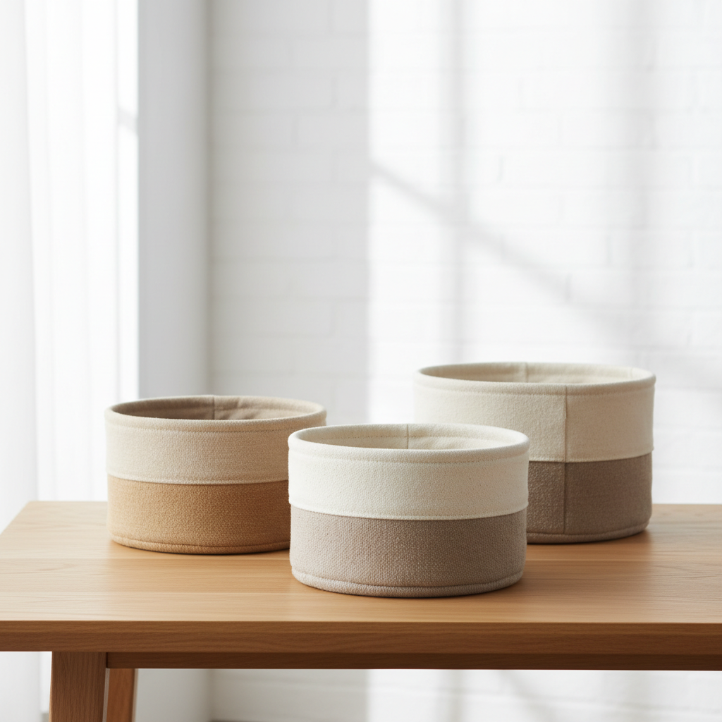 d. Fabric Storage Baskets