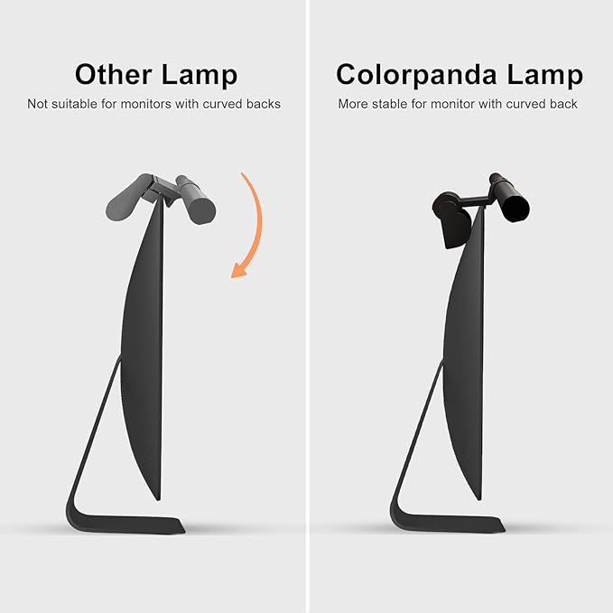 Monitor Light Bar, Fit for Curved/Flat Monitor, Eye-Care USB Reading LED Task Lamp with Touch Control, No Screen Glare Dimmable Desk Lamp Computer Monitor Light Bar for Screen Home Office