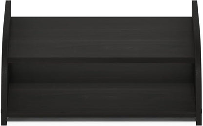 Furinno CLASSIC Desk Organizers and Accessories, 2-Tier Monitor Riser, Office Organization, Desk Top Book Shelf, for Office Supplies, Office Desk Accessories, Dark Espresso