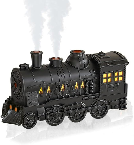 Train Diffusers for Essential Oils,300ml Magic Train Diffuser, Large Room Remote Control Aromatherapy Diffuser, Ultrasonic Cool Mist Humidifier Auto Off for Office Bedroom