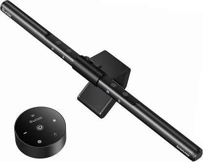 Quntis Computer Monitor Lamp, Screen Monitor Light Bar for Eye Caring, USB Reading LED Task Lamp with Auto-Dimming, Dimmable Light Bar, Touch Control, No Glare Space Saving Home Office Desk Lamps