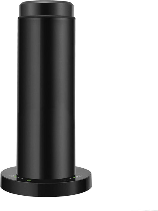 Waterless Scent Essential Oil Diffuser for Hotel,Whole House,Large Room, Office，Home，200ML Large Capacity, Covering 1500 Square feet (Black) (Black-Metal)