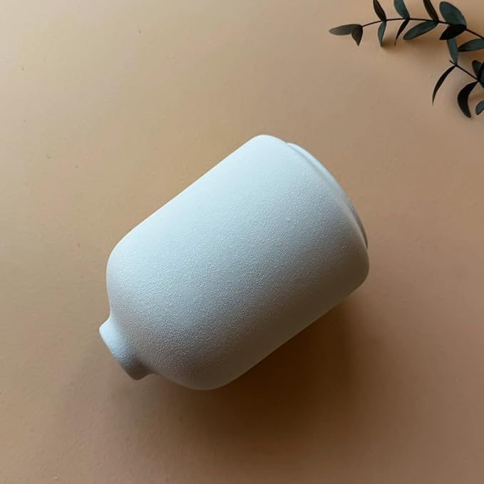 Modern White Small Ceramic Vase Set of 12 for Living Room Bedroom 4.13'' Minimalist Fresh Flower Vases for Home Decor Office Fireplace Centerpieces Nordic Style Gift for Fake Plant 12 Pack