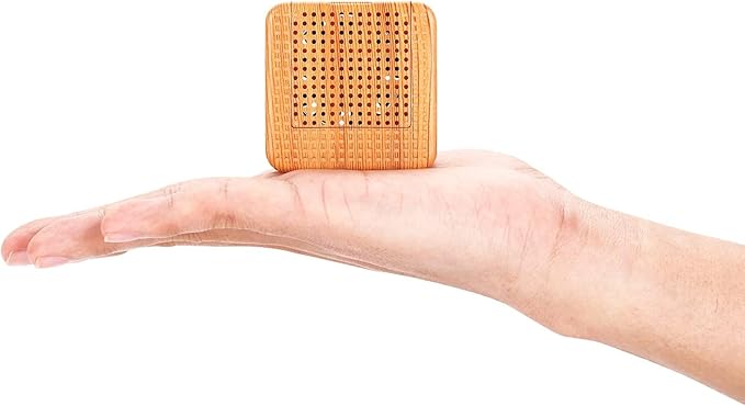Weljoy Wood Grain Portable Diffuser for Essential Oils – Car or Travel, Mini Size, Quiet, Waterless, Re-Chargeable Battery or USB (Wood Grain)