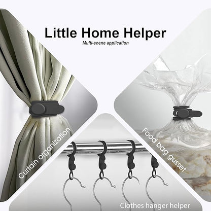 Nearockle Silicone Cable Ties Cord Organizer for Cable Management, 16PCS 4.2" and 7.1" Reusable Cable Organizer Electronic Accessories for Home, Office, Kitchen, School, Travel (Black)