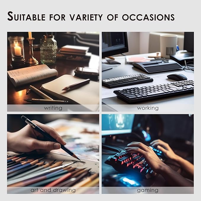 Leather Desk Mat - Non-Slip PU Desk Pad for Office and Home - Desk Organization and Accessories - Ideal for Large Mouse Pad and Desk Mats on Top of Desks (Rose Red,27.6"x 13.8")