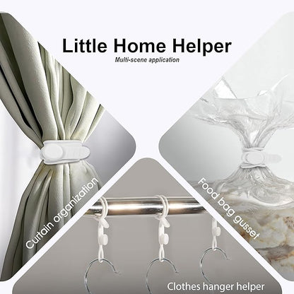 Nearockle Silicone Cable Ties Cord Organizer for Cable Management, 16PCS 4.2" and 7.1" Reusable Cable Organizer Electronic Accessories for Home, Office, Kitchen, School, Travel (White)