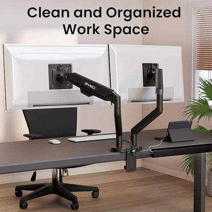 EVEO Cable Management Under Desk Kit (12 Units)- Under Desk Cable Management Cord Cover, Cable Hider Cord Management Under Desk Cable Organizer Cord Organizer Tray - 96''J Channel 12X16 - White