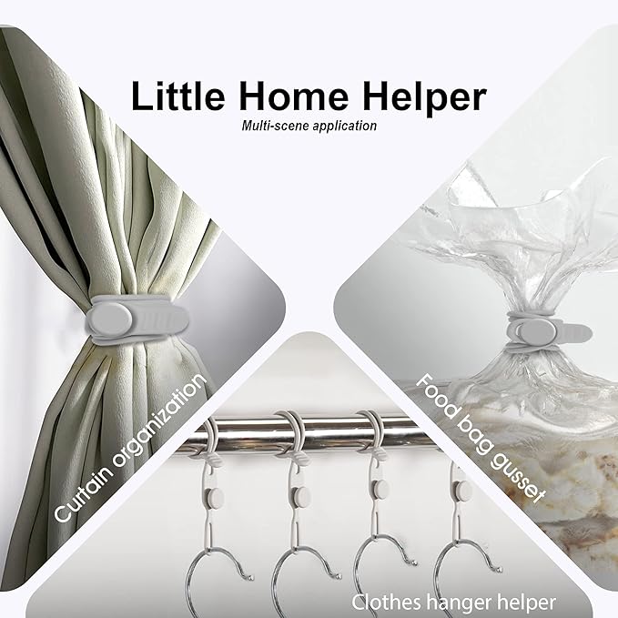 Nearockle Silicone Cable Ties Cord Organizer for Cable Management, 16PCS 4.2" and 7.1" Reusable Cable Organizer Electronic Accessories for Home, Office, Kitchen, School, Travel (Grey)