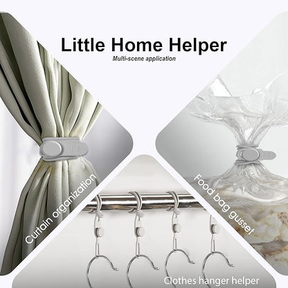 Nearockle Silicone Cable Ties Cord Organizer for Cable Management, 16PCS 4.2" and 7.1" Reusable Cable Organizer Electronic Accessories for Home, Office, Kitchen, School, Travel (Grey)