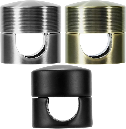 3 Sets Charger Holders for Cords, Adjustable Cable Anchor Holders, Adhesive Metal Cord Clips, Cable Management Wire Organizers for Desk, Office, Nightstand - Matte Black/Black/Antique Copper