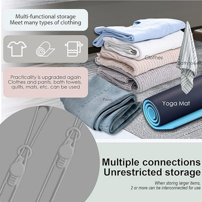 Nearockle Silicone Cable Ties Cord Organizer for Cable Management, 16PCS 4.2" and 7.1" Reusable Cable Organizer Electronic Accessories for Home, Office, Kitchen, School, Travel (Grey)