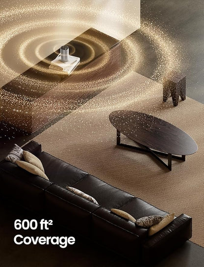 Waterless Essential Oil Diffuser, Rechargeable Scent Diffusers with 3 Mist Levels & Timers, Portable Aromatherapy Diffuser for Home Car Room Studio Office, Silver Metal